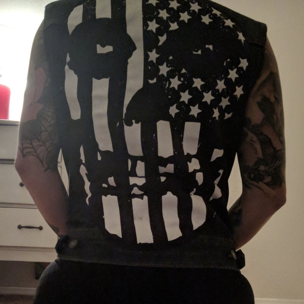 Misfits denim vest